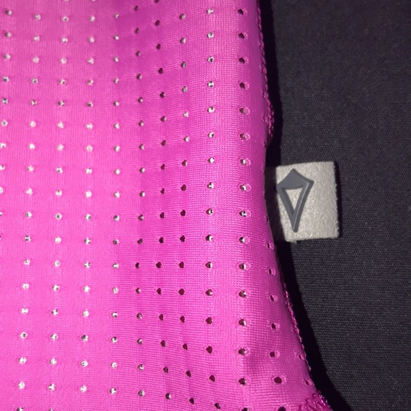 Ivivva Pink Reversible Double Drill Mesh Top.  Size 7/8. - Picture 8 of 12